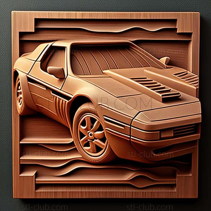 3D model Pontiac Fiero (STL)